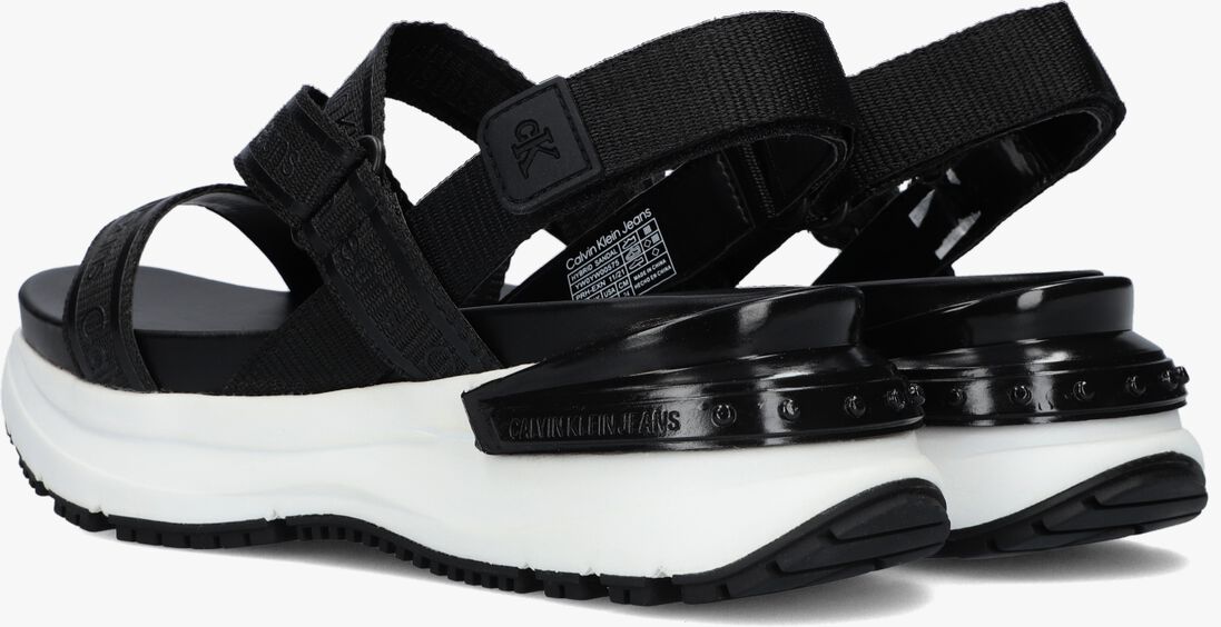 CALVIN KLEIN zwarte calvin klein sandalen hybrid sandal