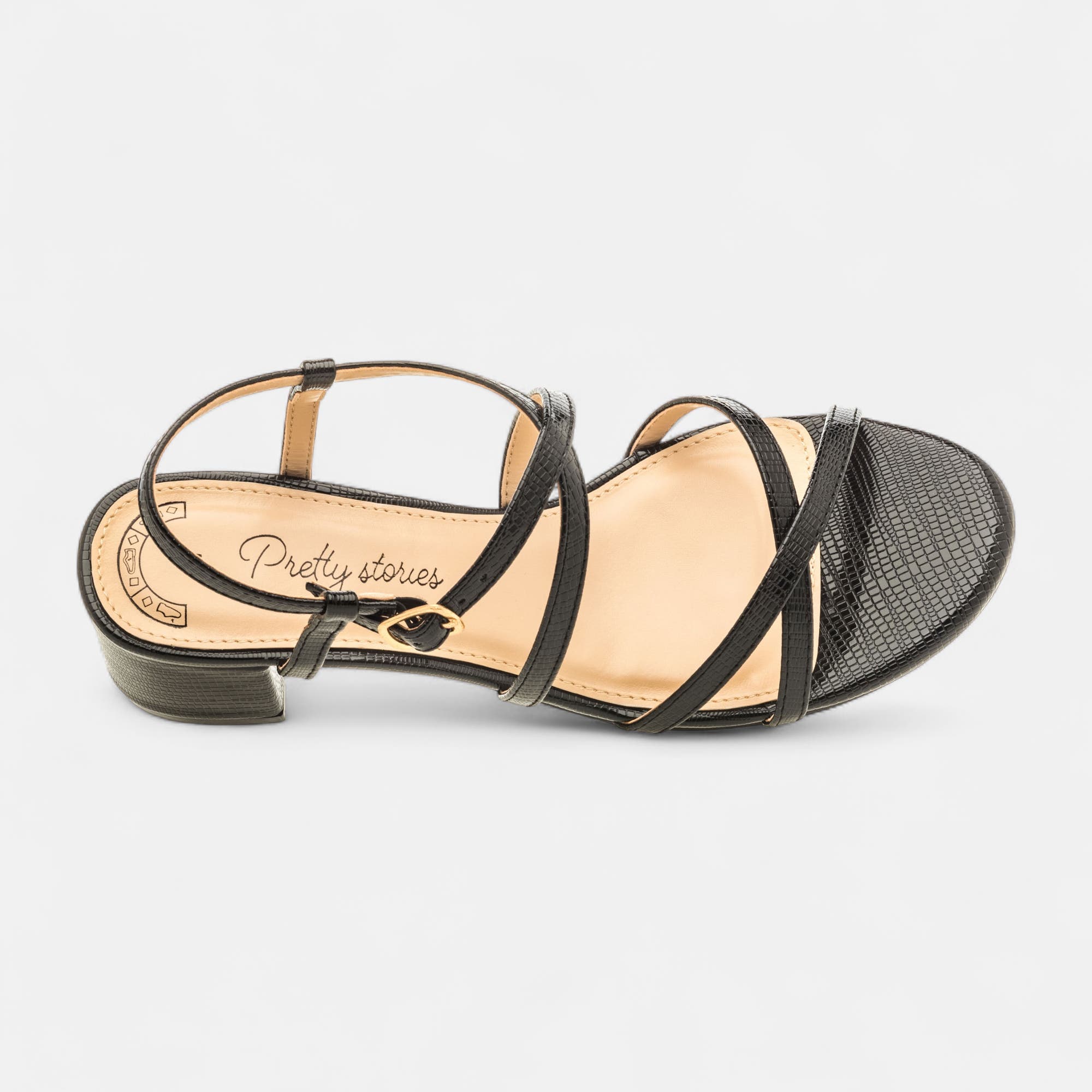 Nu-pieds à talon Femme noir