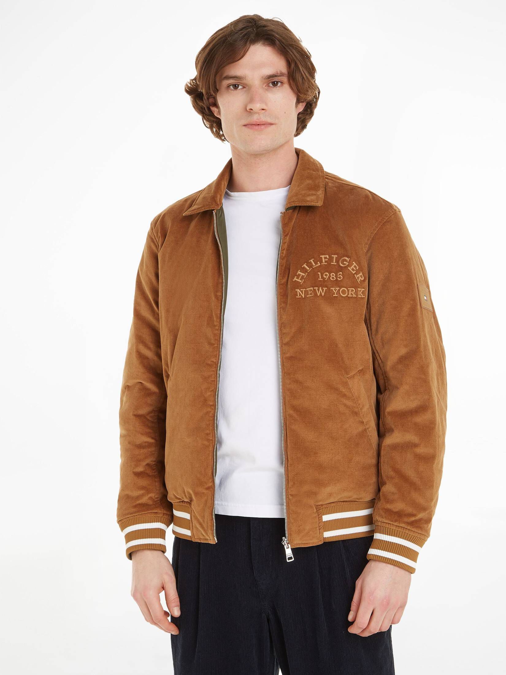 Tommy Hilfiger| Herren Wendejacke WARM VARSITY CORD
