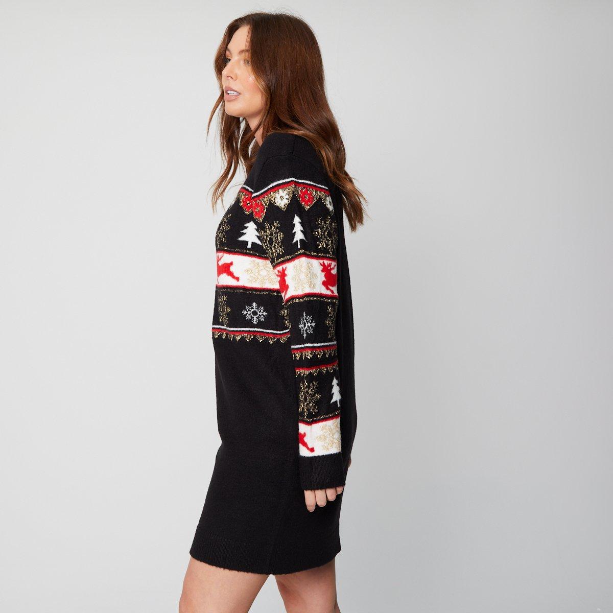 Be You Ladies Fairisle jumper Dress
