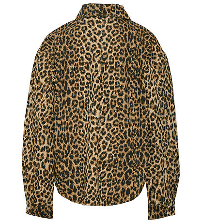 Vero Moda Girl Jacke - VmTullah - Silberner Nerz/Leopard