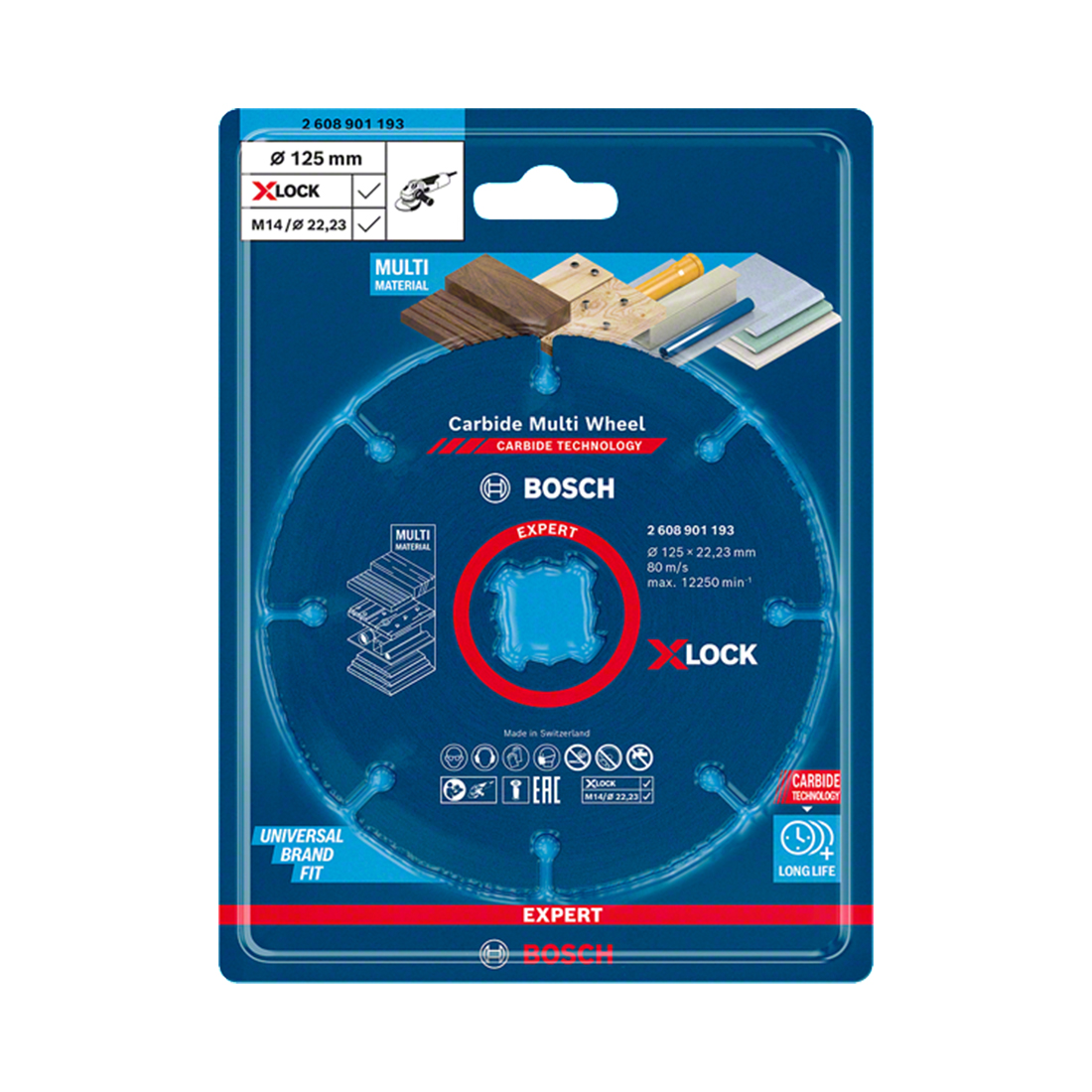 Bosch Trennscheibe Carbide Multi Wheel 125 mm 22.23 mm