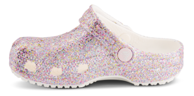 Crocs Classic Fantasy Glitter Clog Sølv 212561 (28-38)