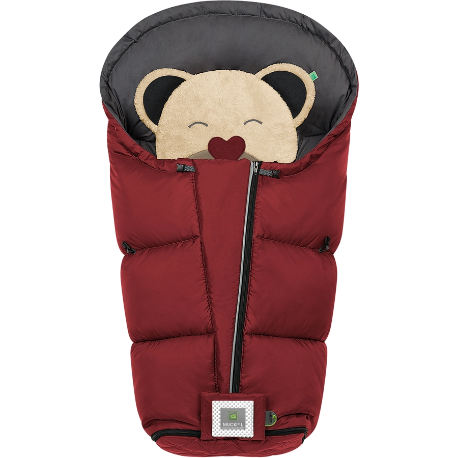 odenwälder Fußsack Mucki® L-cs red velvet