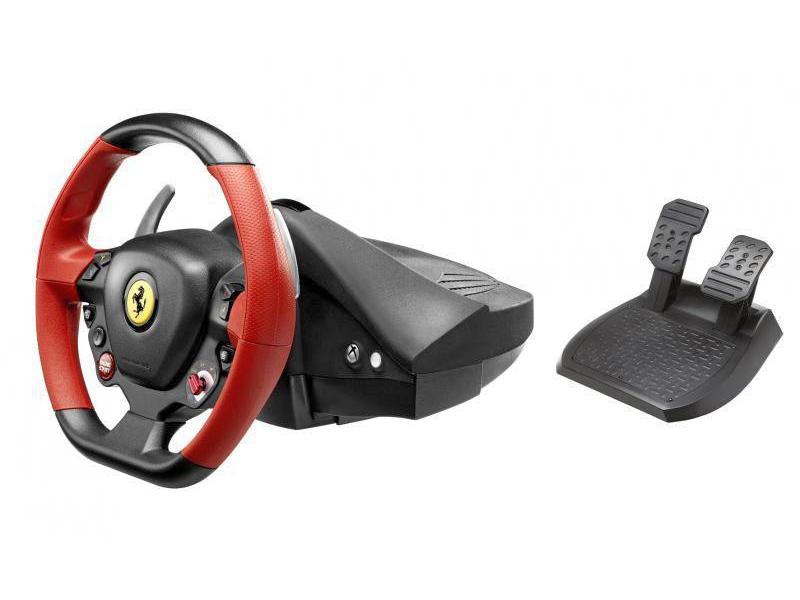 Thrustmaster Lenkrad Ferrari 458 Spider Racing Realistisches XXL-Lenkrad 28 cm Durchmesser