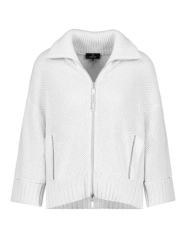 MONARI Strickjacke hellgrau