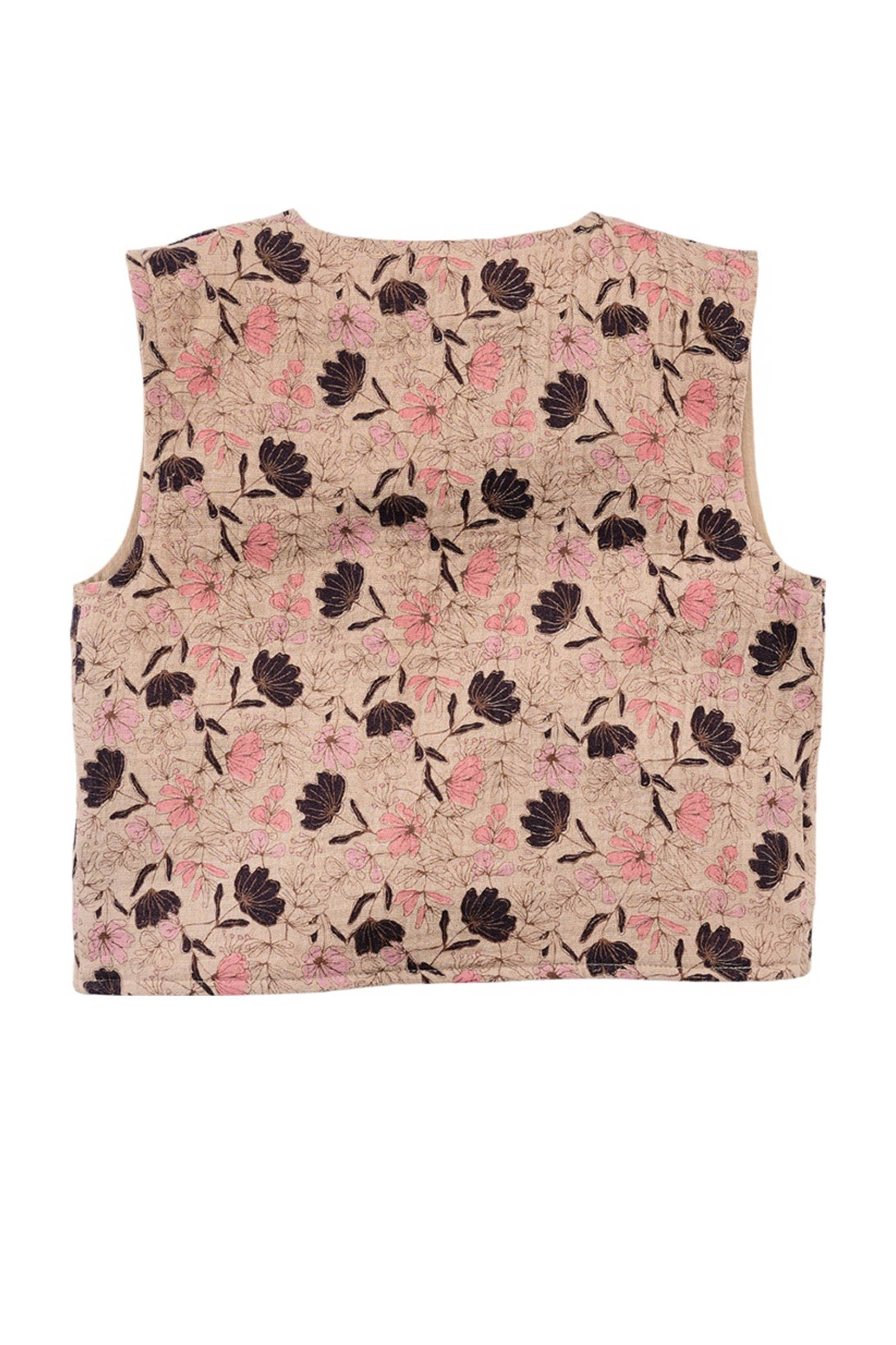 Z8 gilet Lieve zand/roze