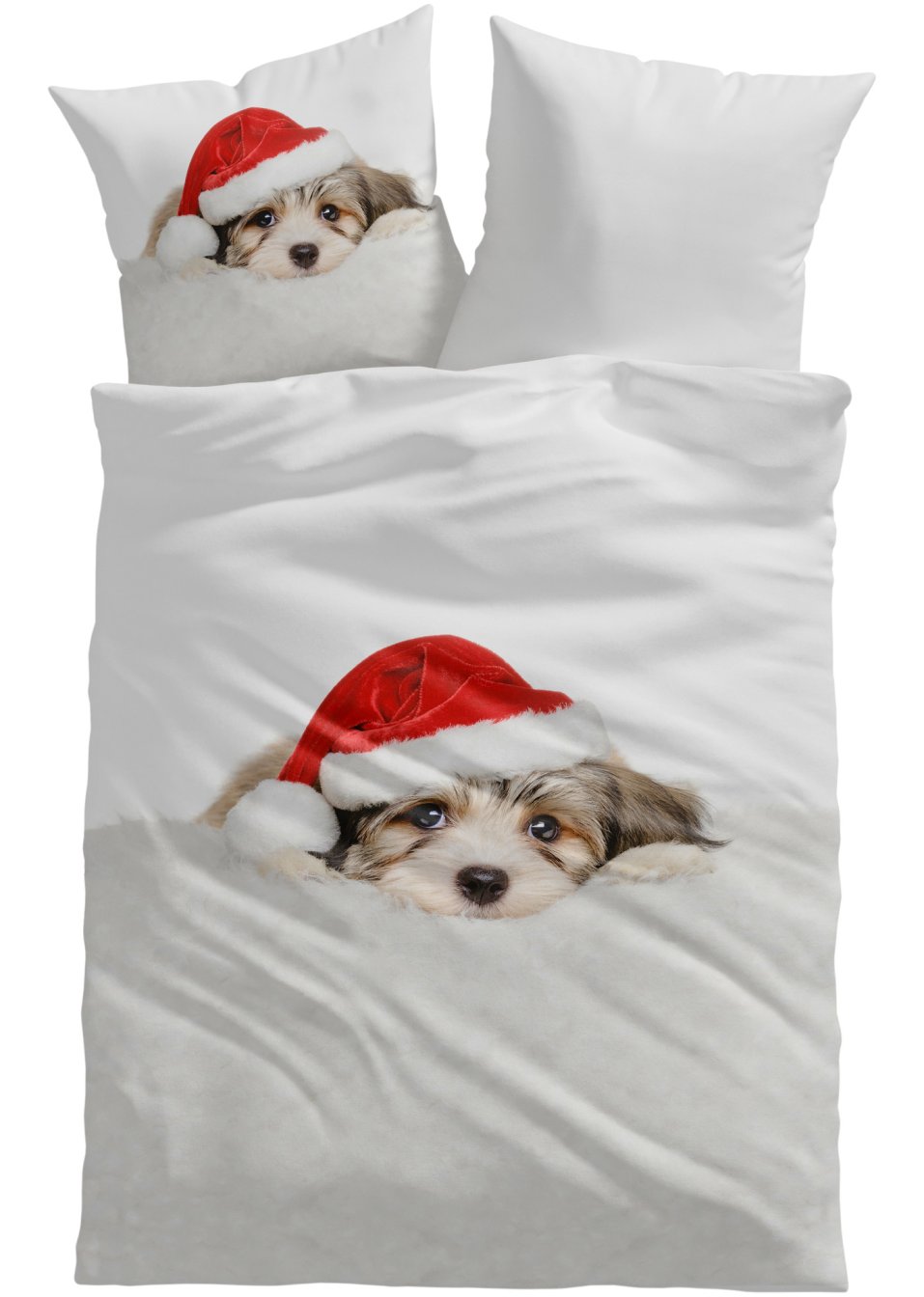 Parure de lit réversible avec chien