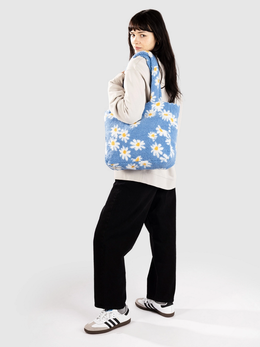 Blue Tomato Fleece Tote Bag blue