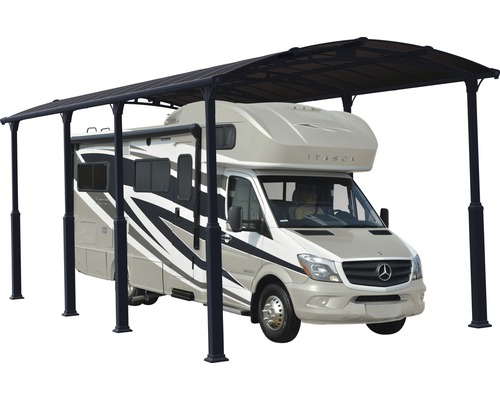 Palram dubbele carport – Canopia Alpine 8500 359 x 863 cm antraciet