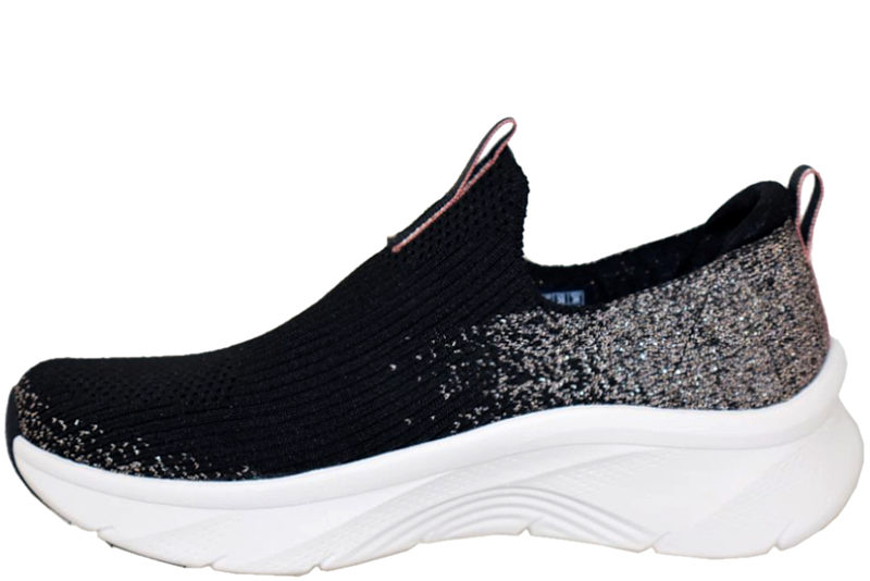 SKECHERS ARCH FIT DLUX BLACK SNEAKER