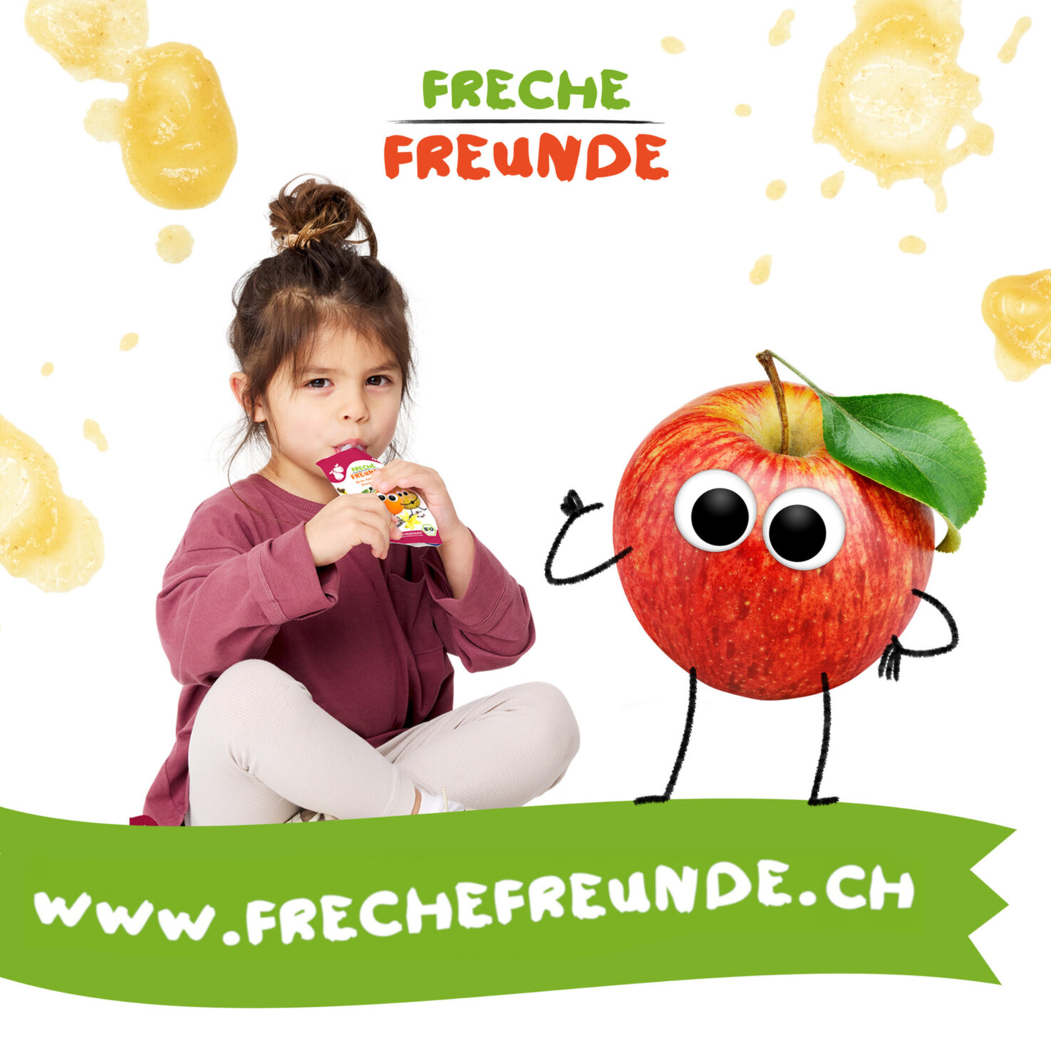 Freche Freunde Birne Apfel, Banane, Orange & Vanille 8+ Monate
