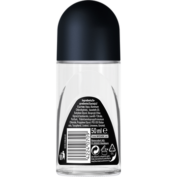 NIVEA MEN Black & White Invisible Original Anti-Transpirant Deo Roller - 50ml