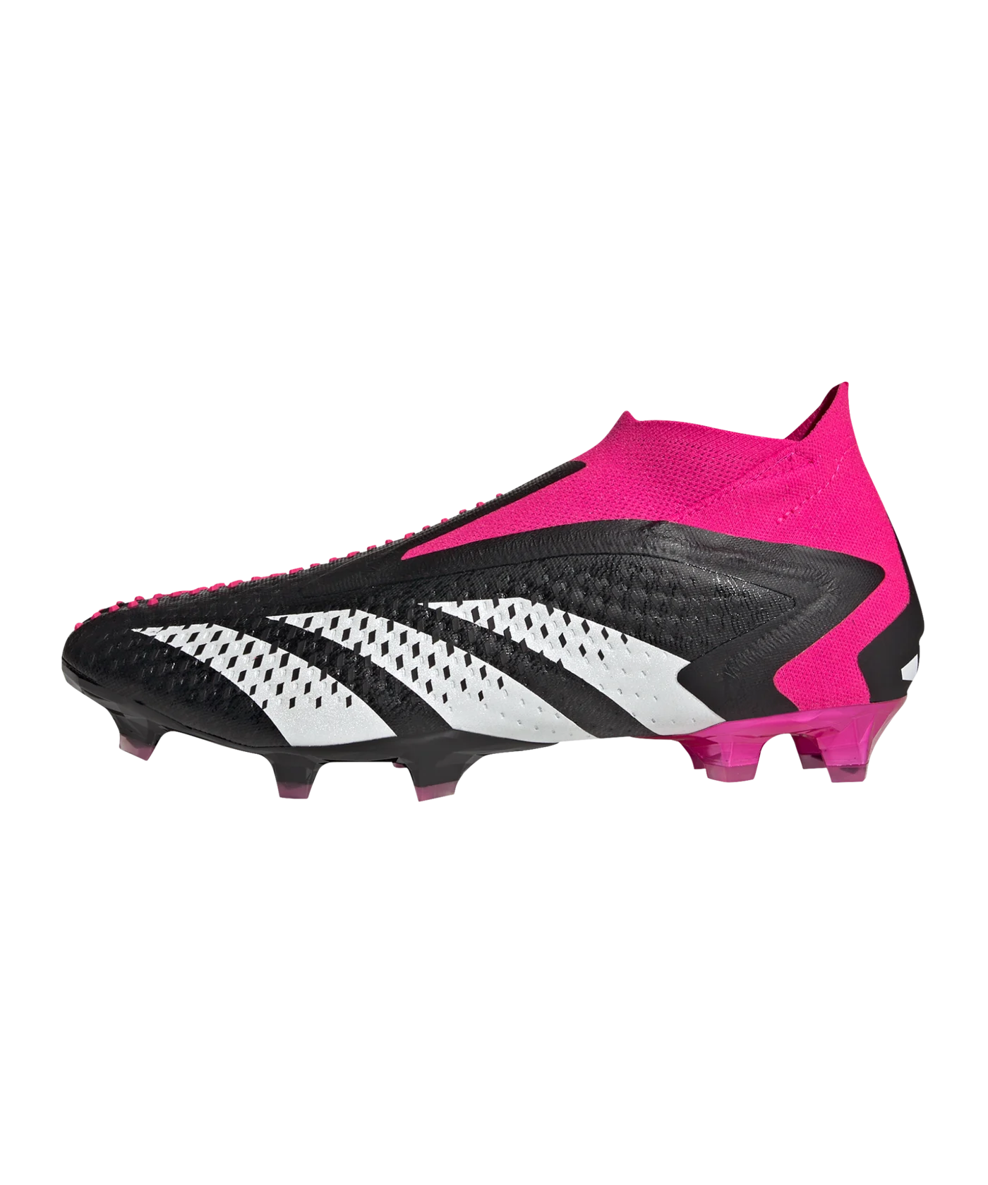 adidas Predator Accuracy+ FG Own Your Football Schwarz Weiss Pink