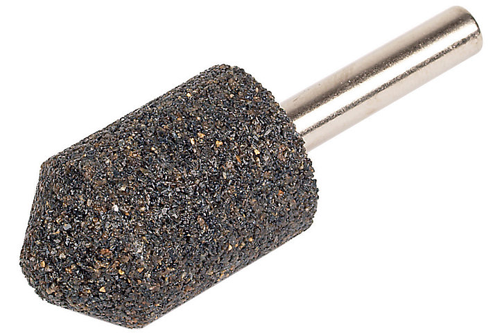 Meule cylindrique bombée Wolfcraft pour perceuse Ø20 x 30 mm