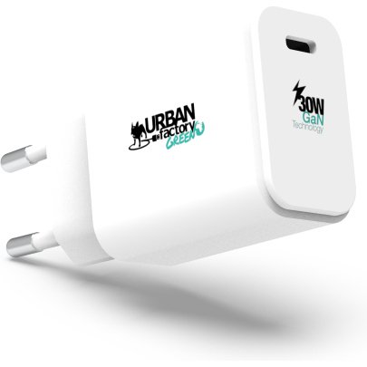Urban Factory WCD95UF-ECO chargeur d'appareils mobiles Universel Blanc Secteur Intérieure