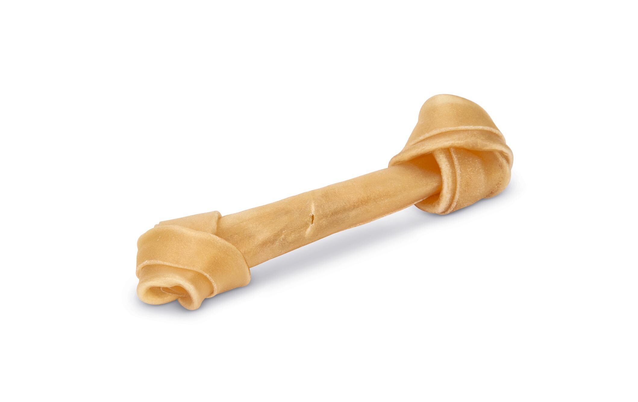 Kauknoten Rinderhaut, 19 cm, 1 Stk.Kauspass für Hunde