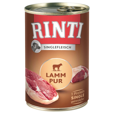 Rinti Hundefutter Singlefleisch Lamm PUR