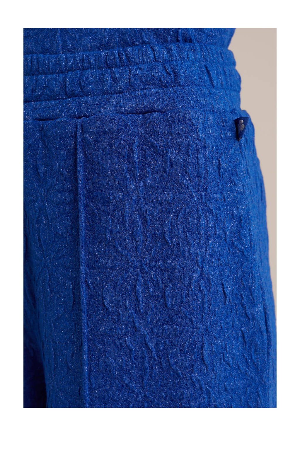 WE Fashion broek kobalt blauw