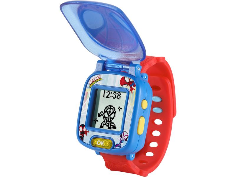 Vtech Spidey und seine Super-Freunde – Lernuhr -DE- Digitale Kinderuhr mit vielen Funktionen und Lernspielen