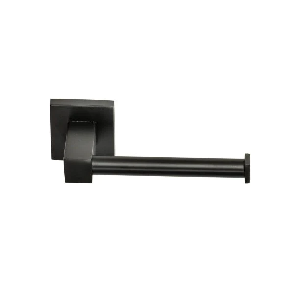 Support papier toilette mural vertical noir mat New York Fackelmann