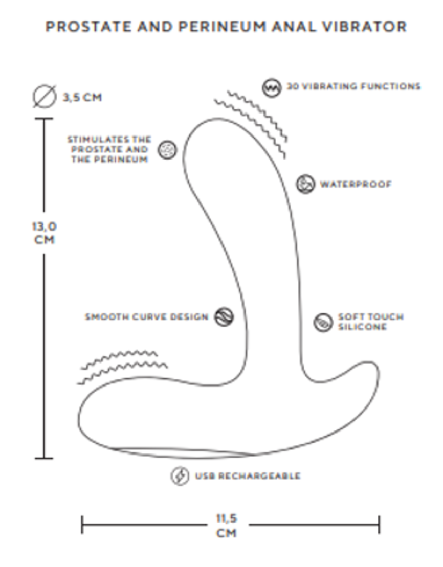 RFSU More Pleasure Prostate Vibrator 1 stk