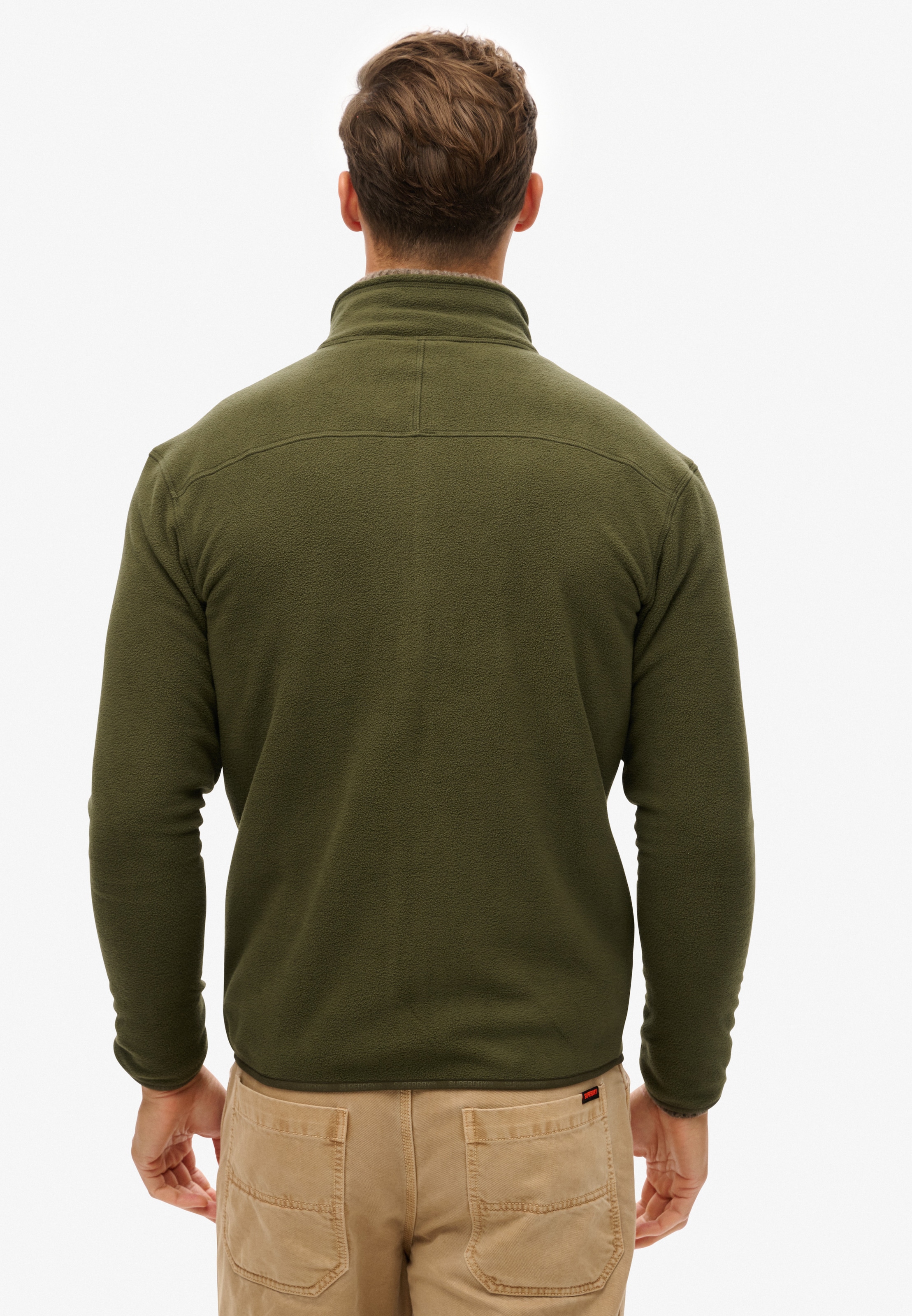 Superdry Fleecejacke »POLAR FLEECE FULL ZIP« mit Kapuze