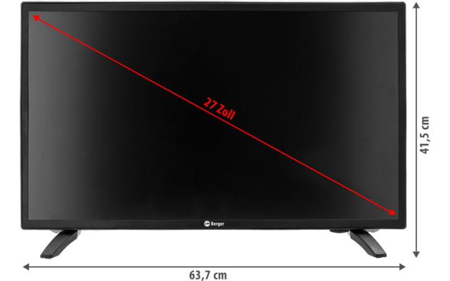 Berger Classiq Smart LED Fernseher mit Triple-Tuner und 12 / 230 V