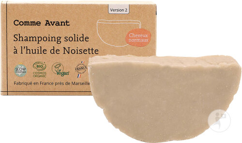Comme Avant Shampoing Solide A L'Huile De Noisette Cheveux Normaux 70g