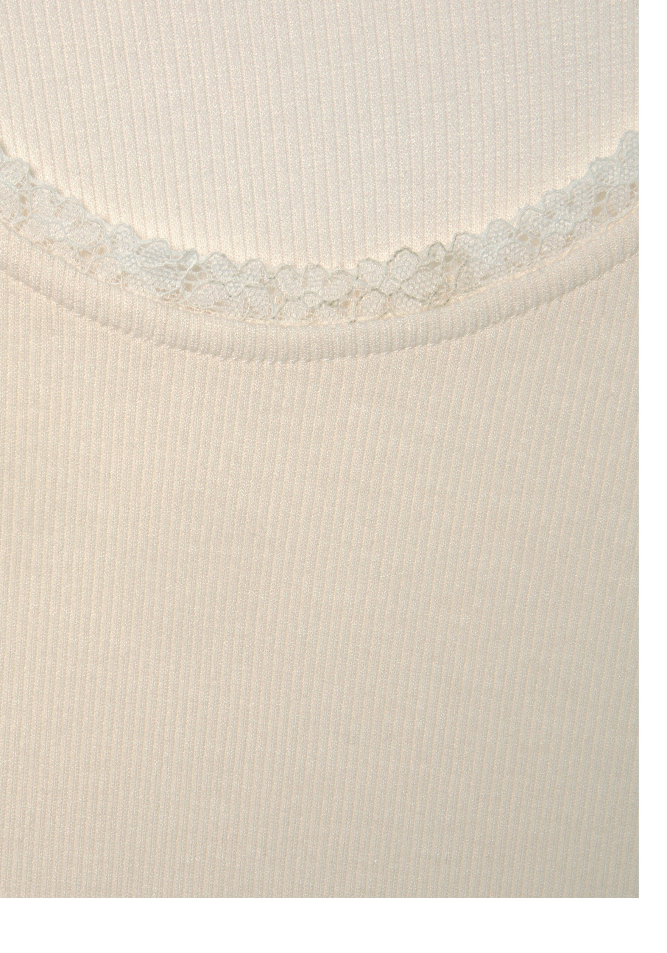 LASCANA Langarmshirt in creme