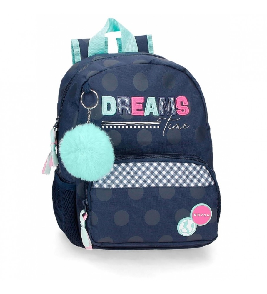 Mochila pequena Movom Dreams Time Adaptável Azul