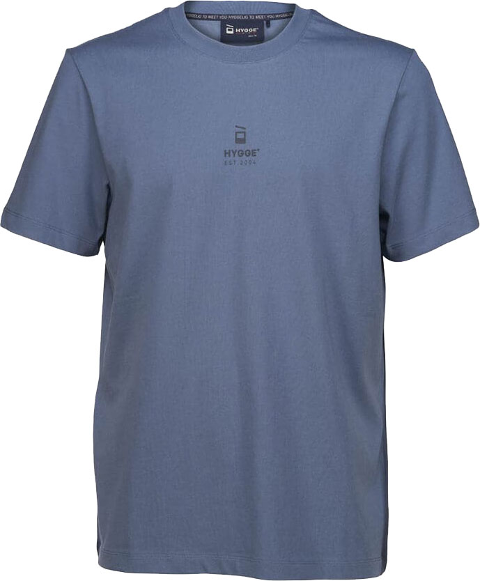 Organic Cotton Tee Herre 40/Dusk Blue