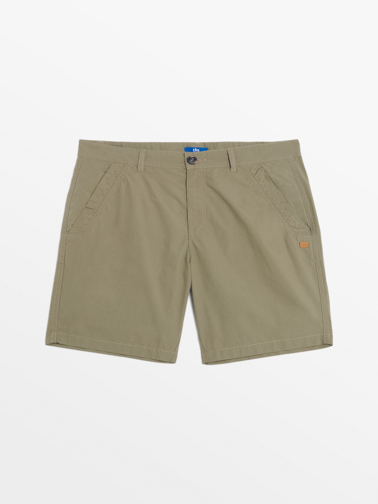 Short Homme Léger Coton Biologique Kaki