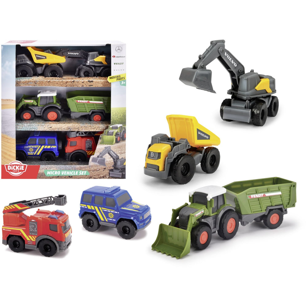 Køb Dickie Toys Mini Legetøjsbiler 5-Pak