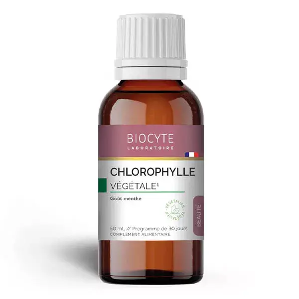 Biocyte Clorofila Beleza da Pele, Fadiga, Trânsito 50ml para ser diluído por 30 dias