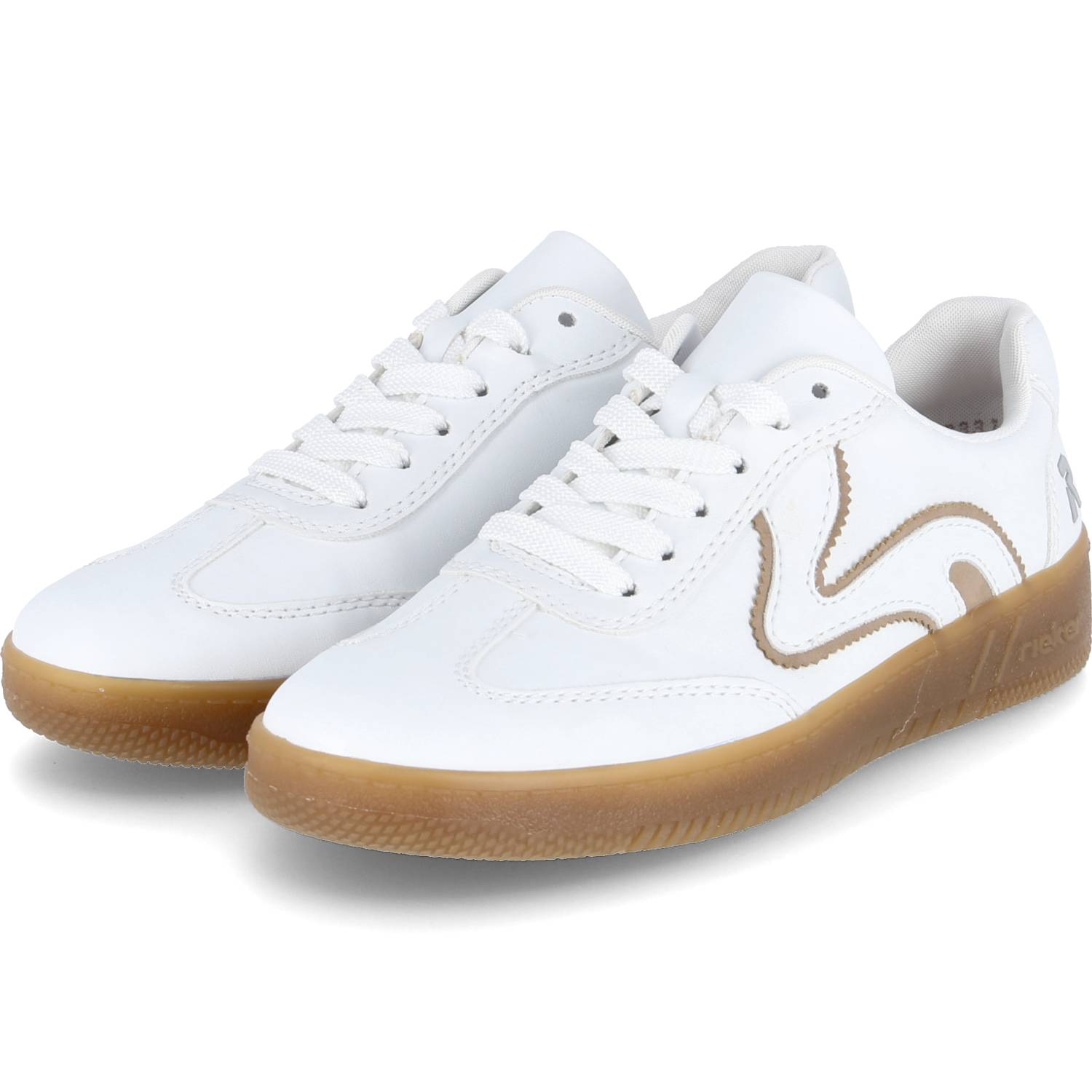 Rieker Low Sneaker - weiss/camel