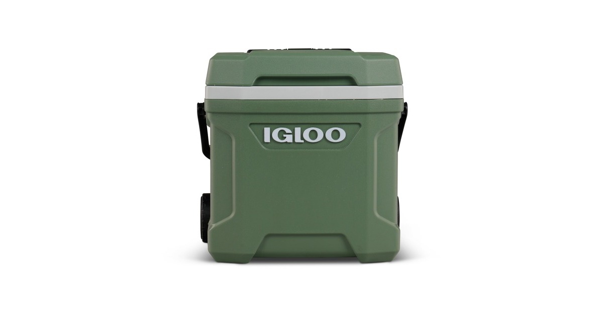 IglooECOCOOL Latitude 16 Roller koelbox  (Groen/wit)