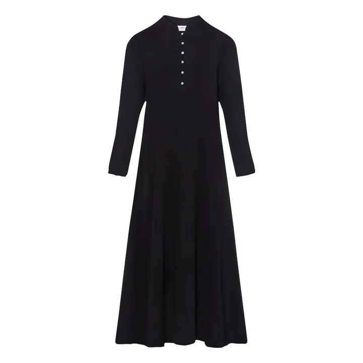 Xirena Robe Tabitha Gaze de Coton | Noir