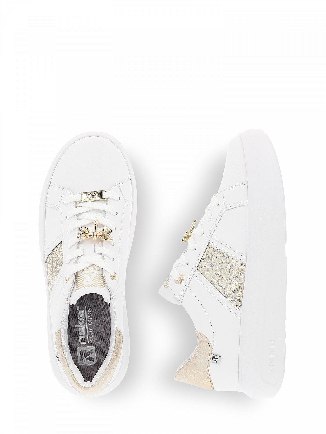 Rieker Dragonfly Leather Sneaker