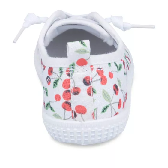 Baskets BLANC LOVELY SKULL