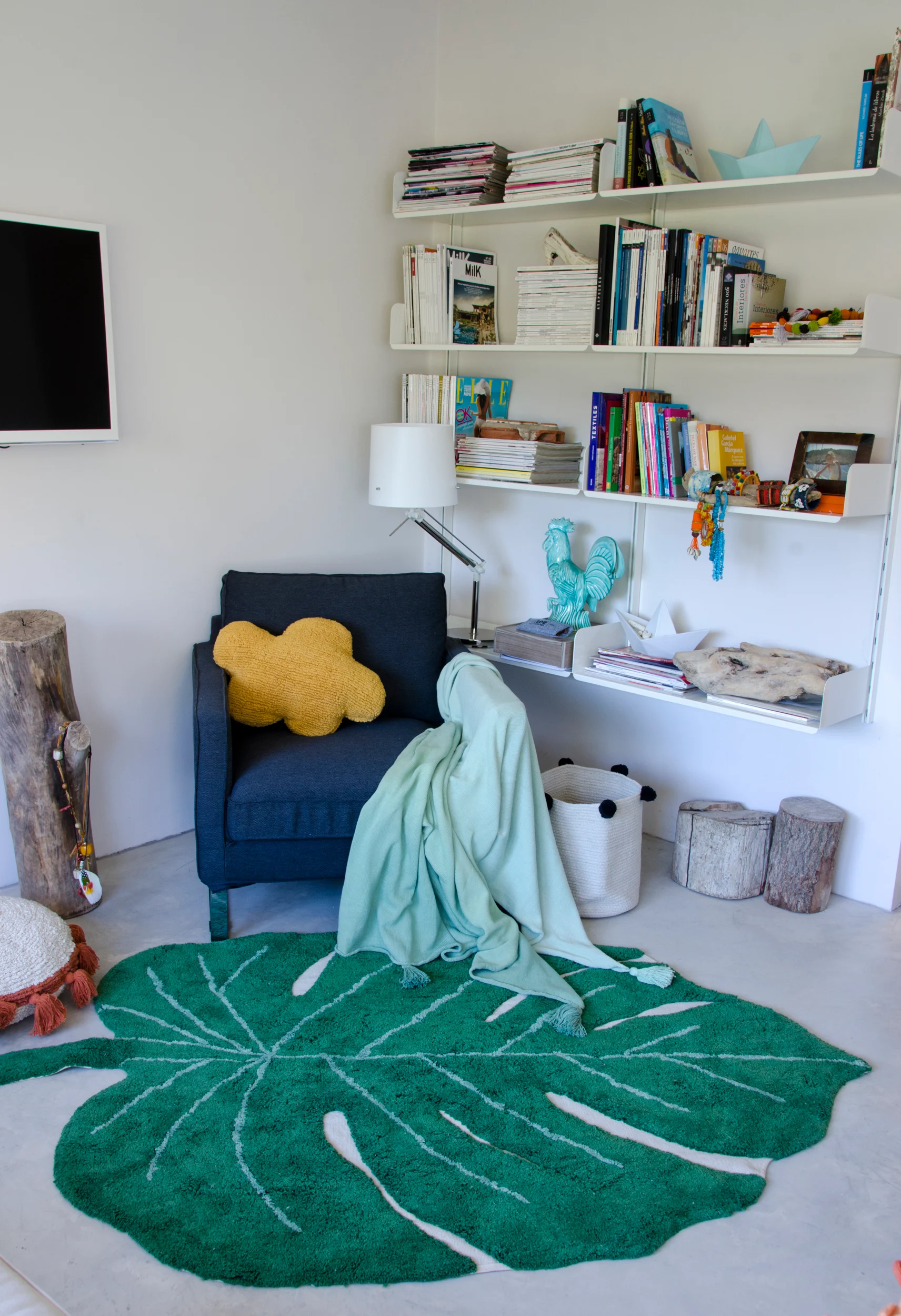 NUAGE - Coussin en coton | Doré