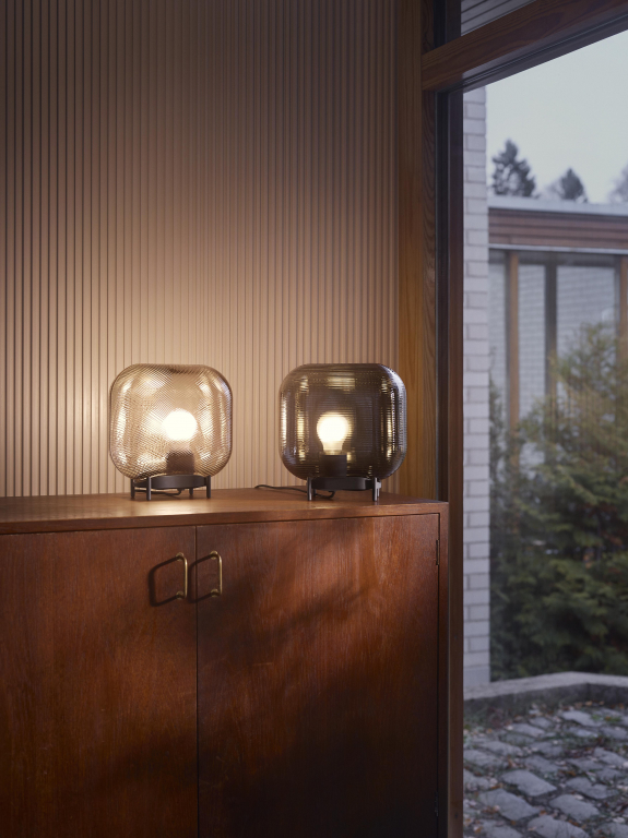 Iittala Virva tafellamp donkergrijs