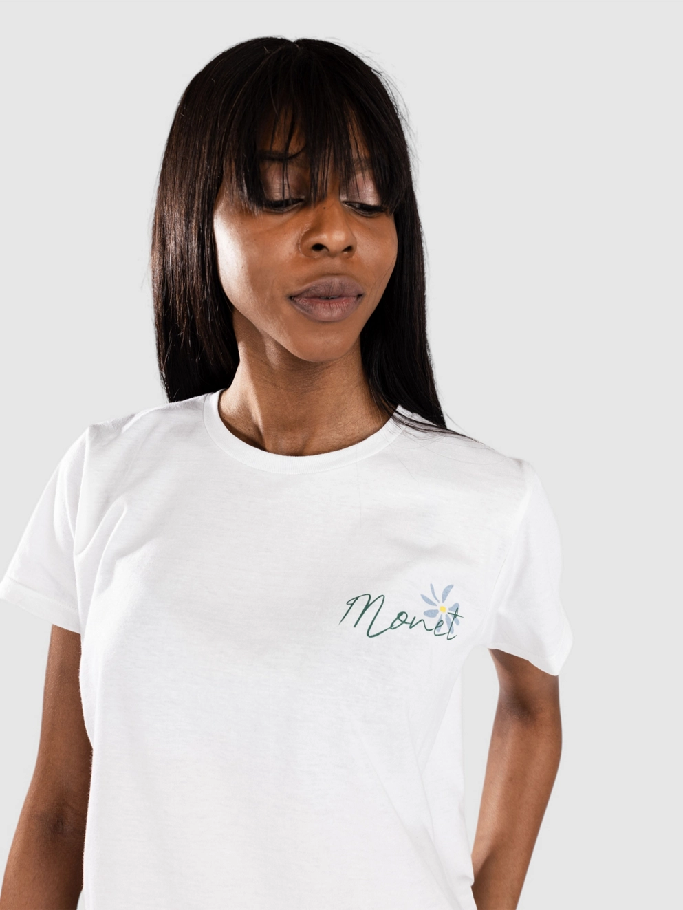 Monet Skateboards Same Roots T-Shirt white cap off white