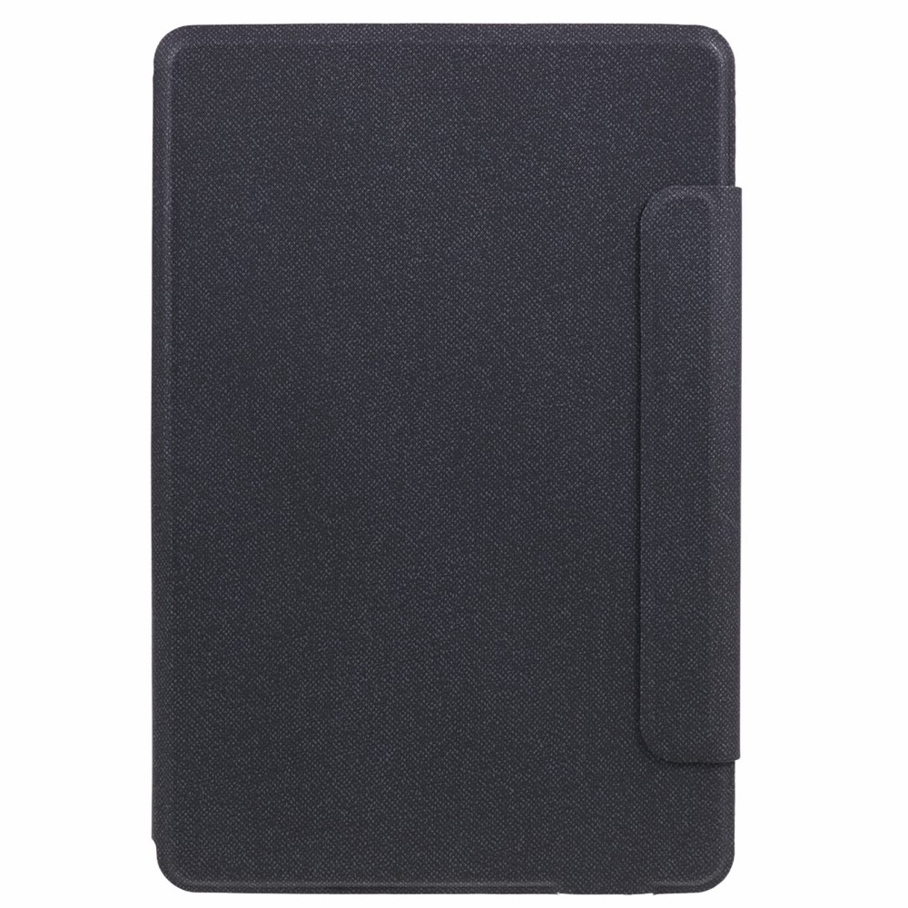 Samsung Galaxy Tab S10 FE / Tab S9 FE / Tab S9 Leder Tasche mit Bluetooth Tastatur   Touch Pad und S Pen Halter (QWERTY) - Schwarz