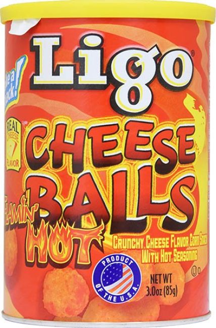Ligo Cheese Balls Hot 85g