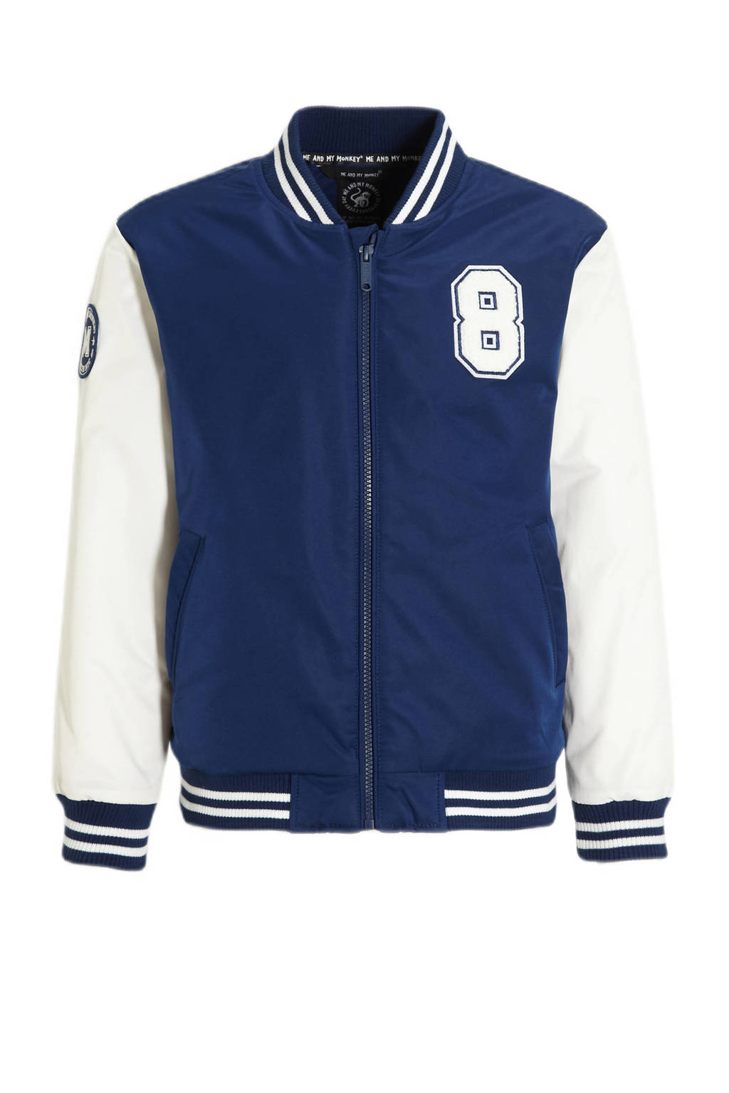 Me & My Monkey baseball jacket Paul navy