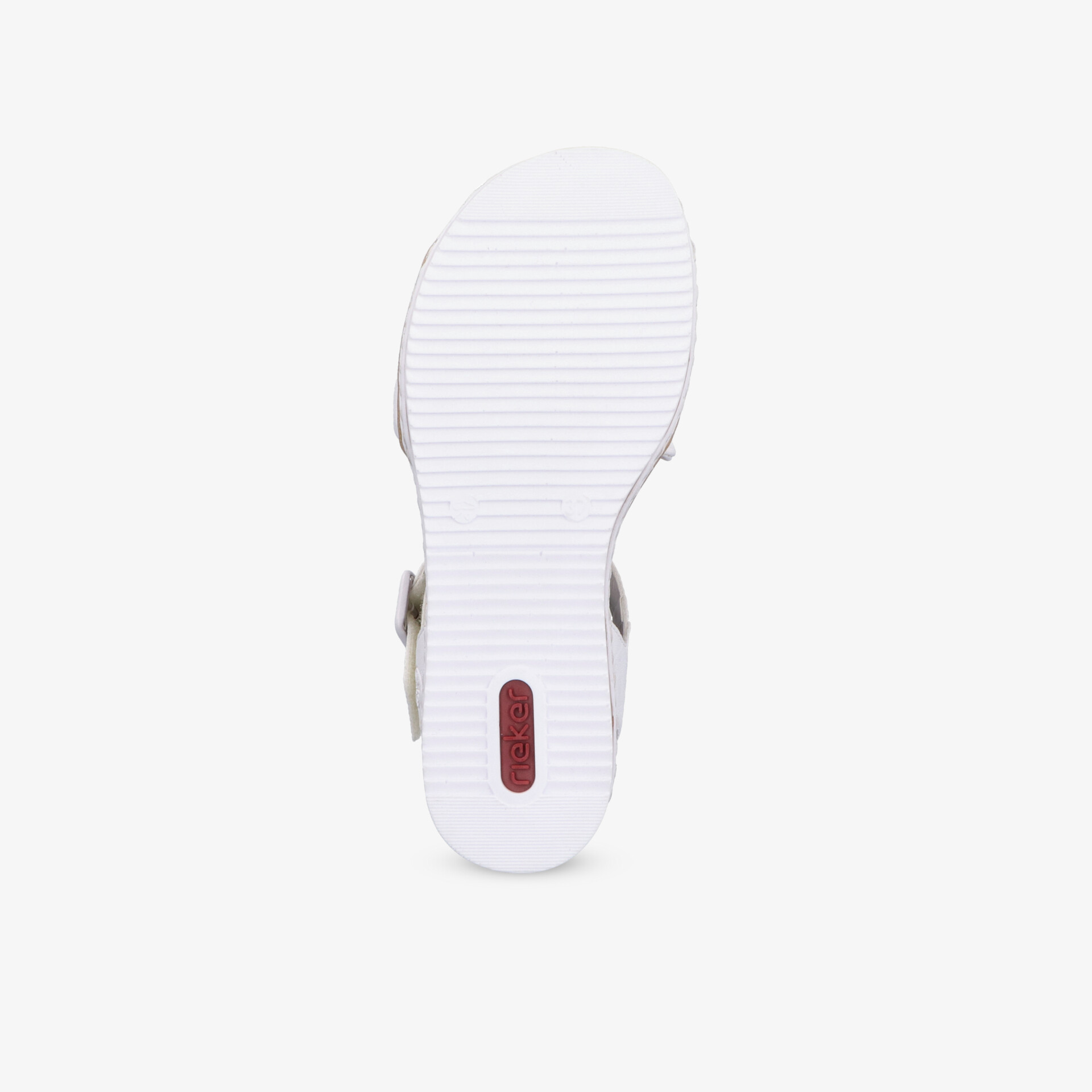 rieker Damen Keilsandalen weiß