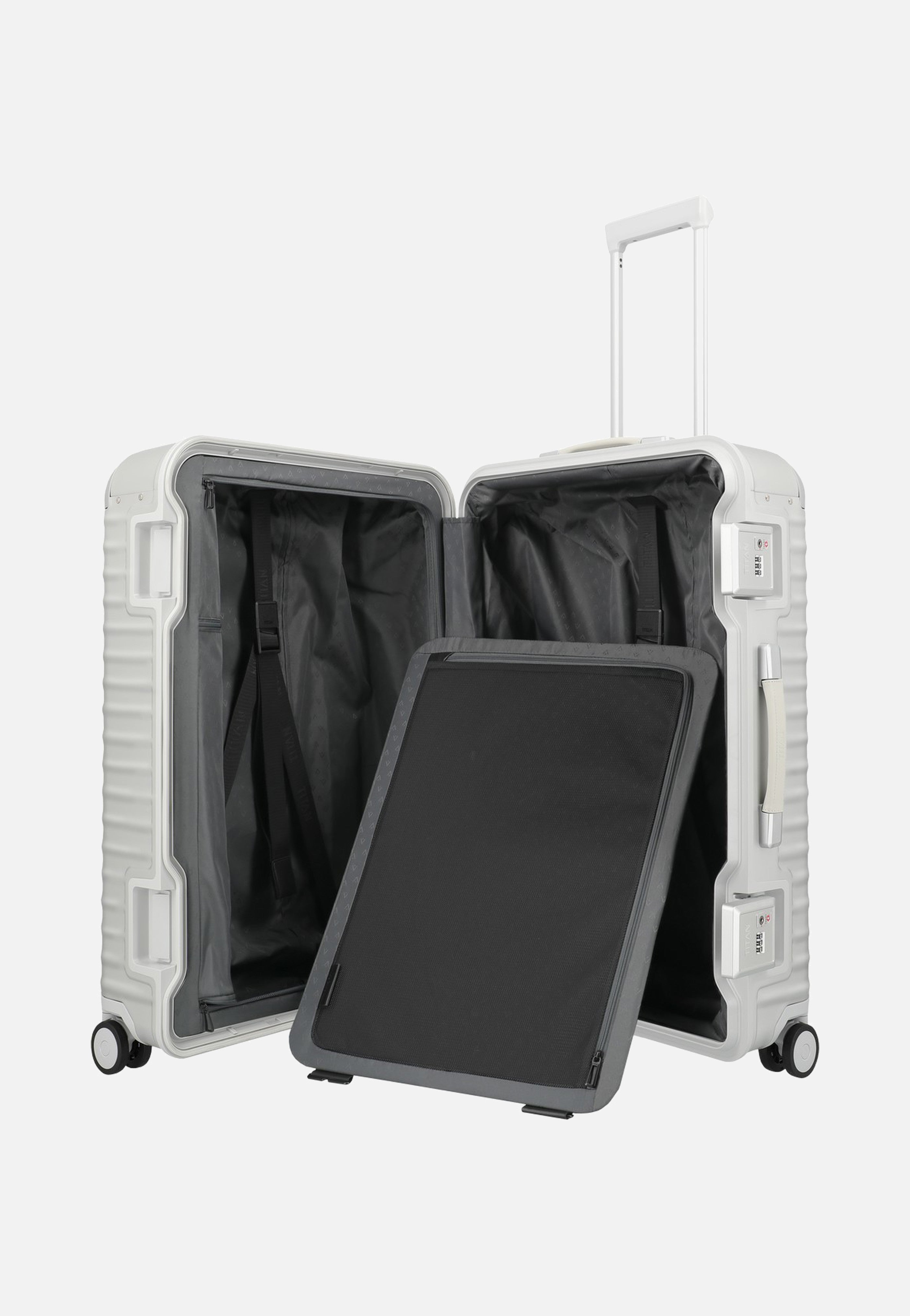 ETERNITY 4w Trolley L Silver - Koffer