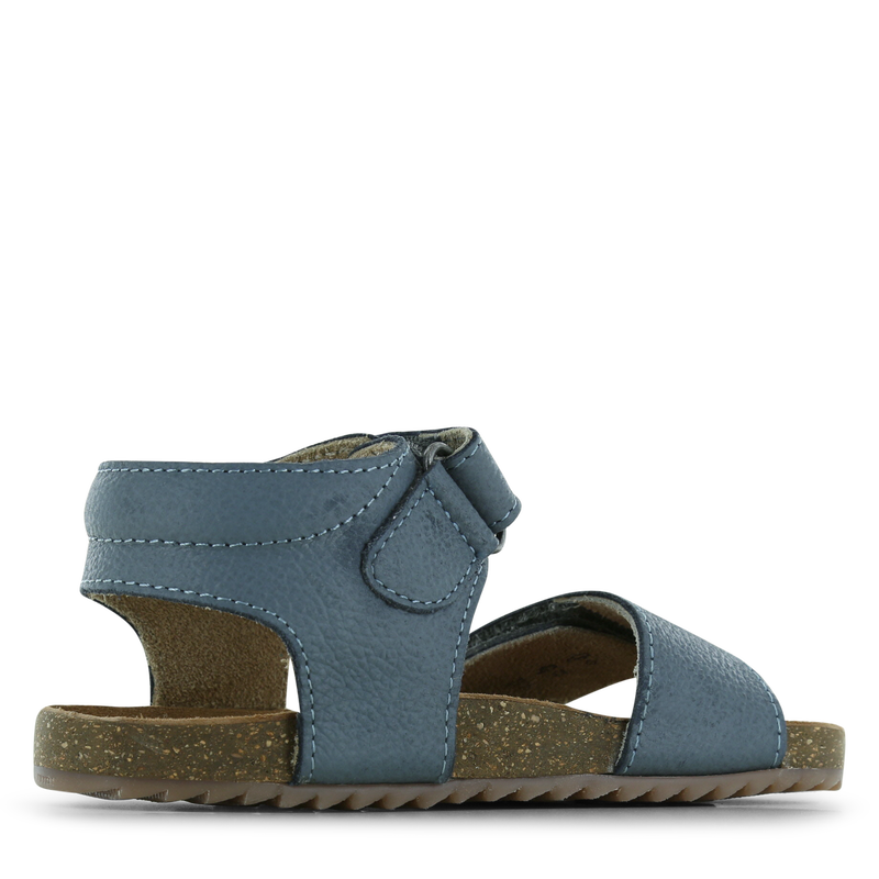 Shoesme blauwe sandaal met brede band Leer | Uni schoenen