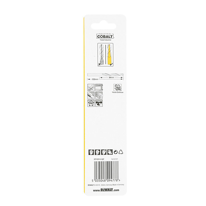 Foret métal ø 10x133 mm DeWalt Extreme
